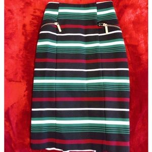 Fitted Multicolored Michael Kors Pencil Skirt